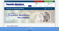 Desktop Screenshot of pequenosmamiferos.com